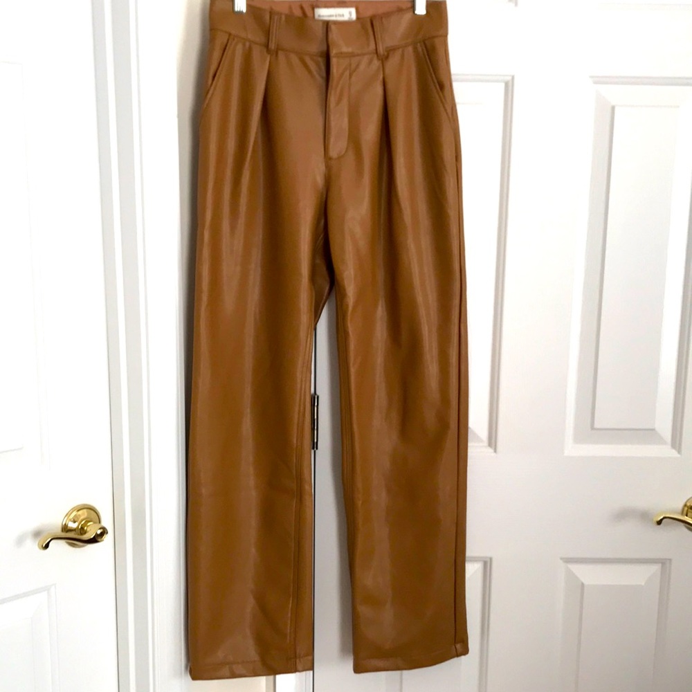 Abercrombie and Fitch size 27 faux leather pants